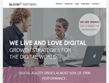 Tablet Screenshot of bloom-partners.com